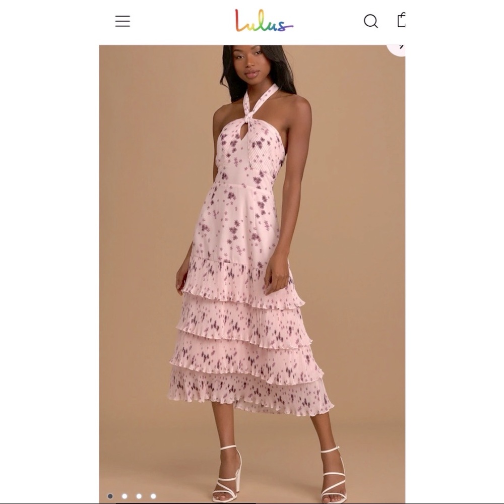 Lulus wedding guest dress!